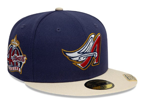 Gorra 59Fifty Anaheim Angels Visor Navy