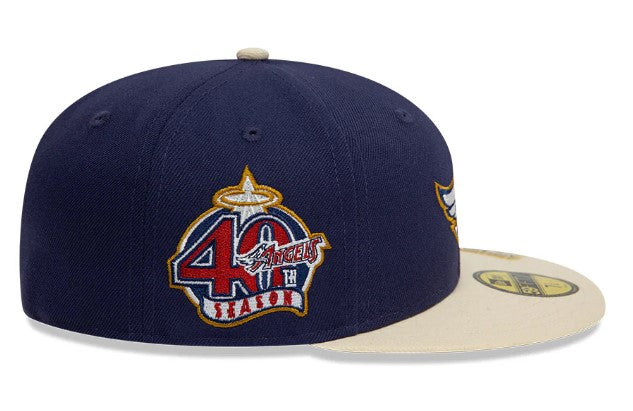 Gorra 59Fifty Anaheim Angels Visor Navy