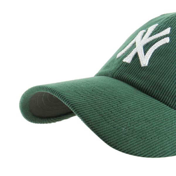 Gorra 47 Brand Thin Cord Cap CLEAN UP New York Yankees green