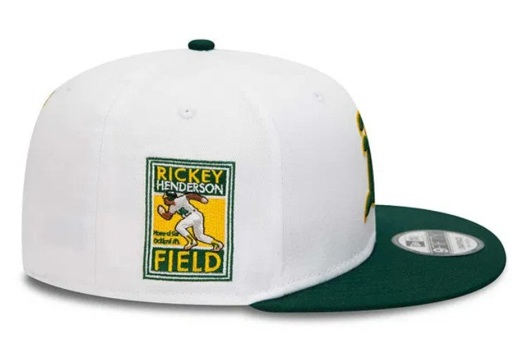 Gorro 9Fifty MLB Oakland Athletics Crown Patches White