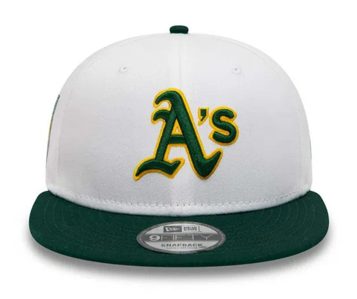 Gorro 9Fifty MLB Oakland Athletics Crown Patches White