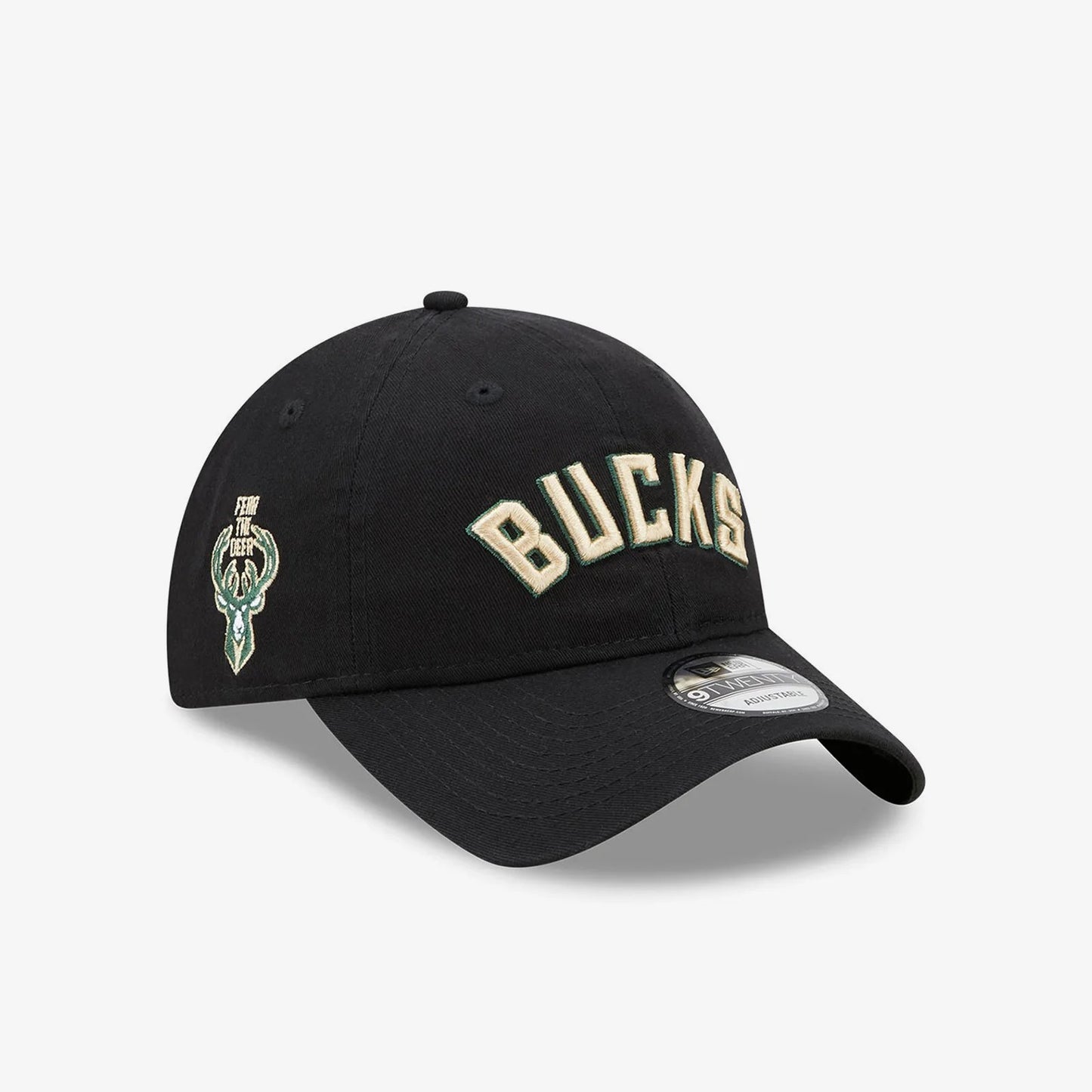 Gorra New Era Milwaukee Bucks NBA Statement Black 9TWENTY