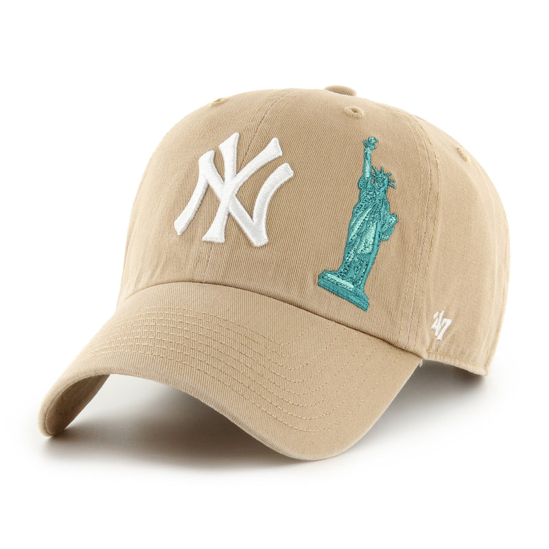 Gorra New York Yankees MLB City Icon '47 Clean Up Caqui