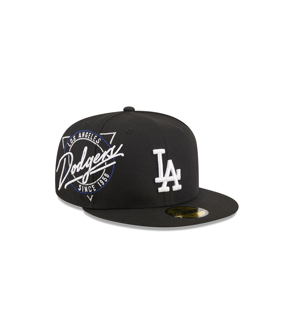 Gorra 59Fifty MLB Los Angeles Dodgers Neon Negro