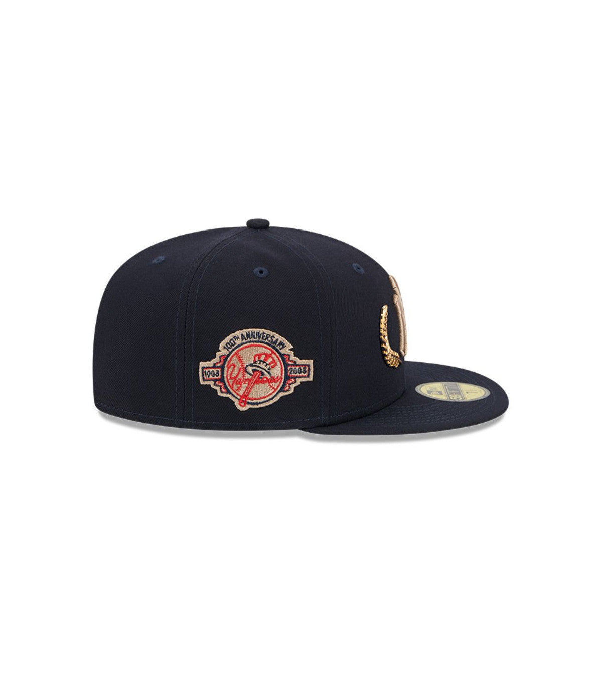 Gorra New York Yankees MLB 59Fifty Gold Leaf Blue