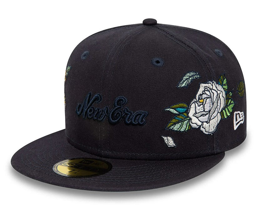 Gorra New Era Flower Icon Navy 59FIFTY Fitted Cap