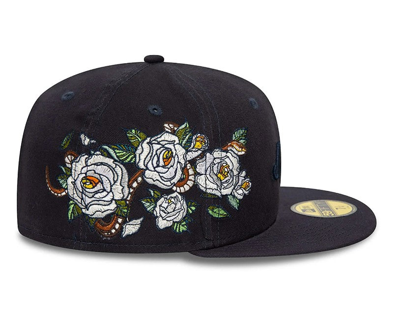 Gorra New Era Flower Icon Navy 59FIFTY Fitted Cap