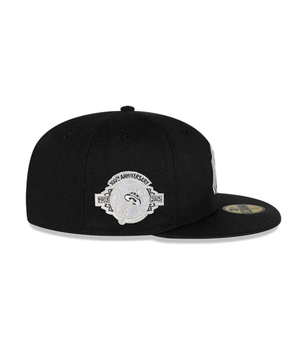 Gorro 59Fifty New York Yankees MLB Soul Black And Silver Black