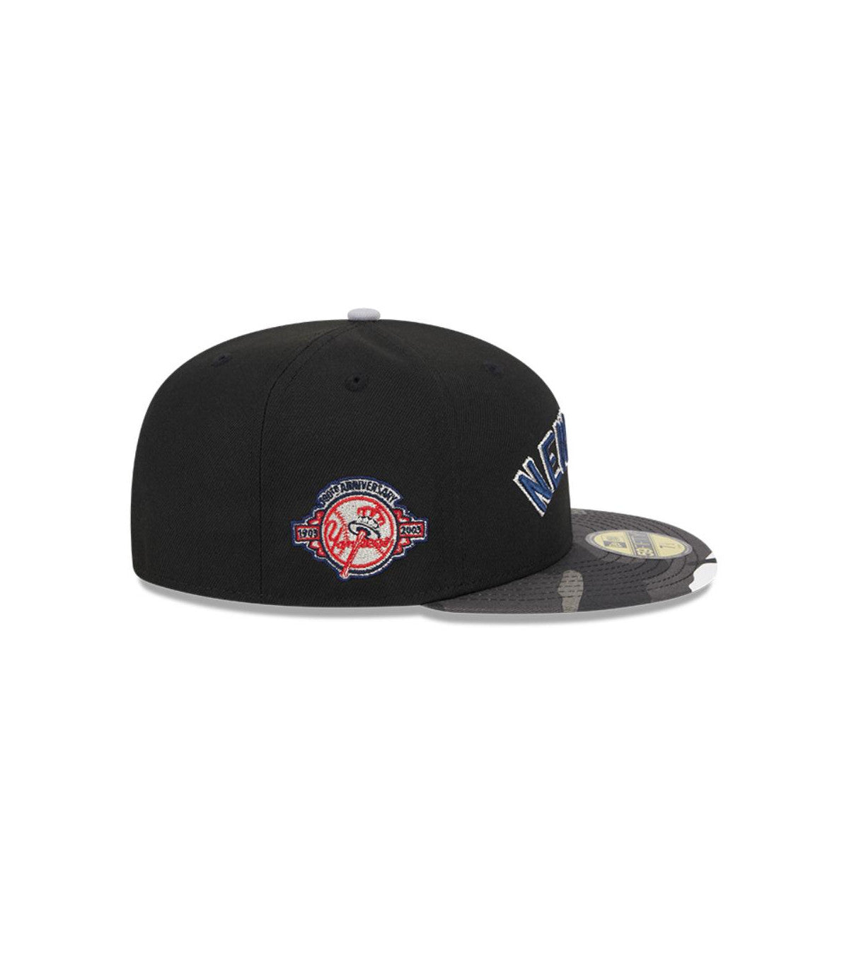 Gorro New York Yankees MLB 59Fifty Metallic Camo Black