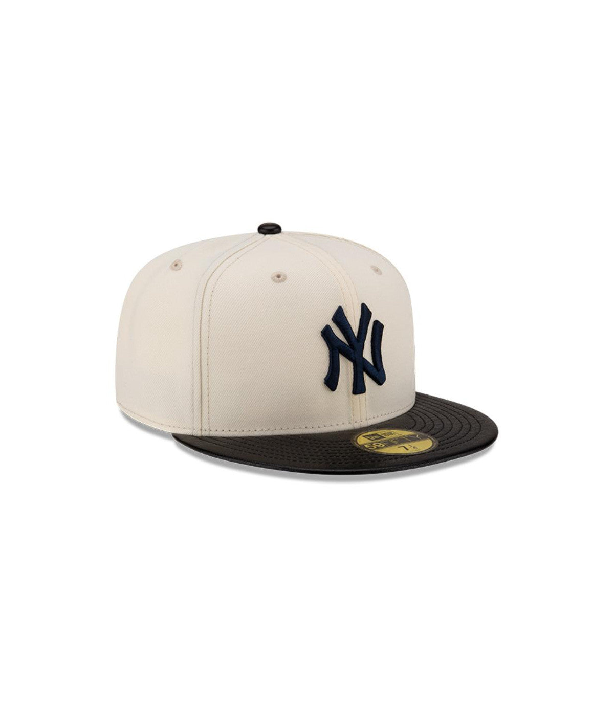 Gorro 59Fifty MLB New York Yankees Leather Visor White