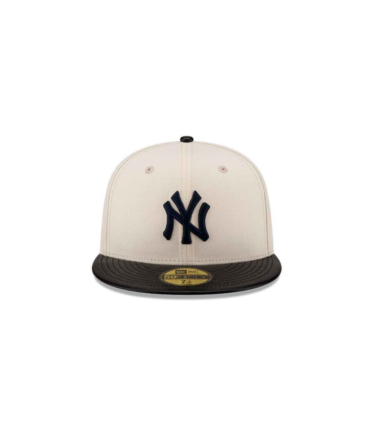 Gorro 59Fifty MLB New York Yankees Leather Visor White