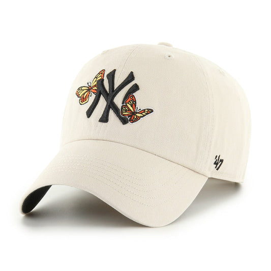 Gorra New York Yankees MLB City Icon Butterfly '47 Clean Up Beige