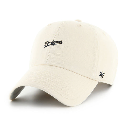 Gorra Los Angeles Dodgers MLB Base Runner Script '47 Clean Up Beige