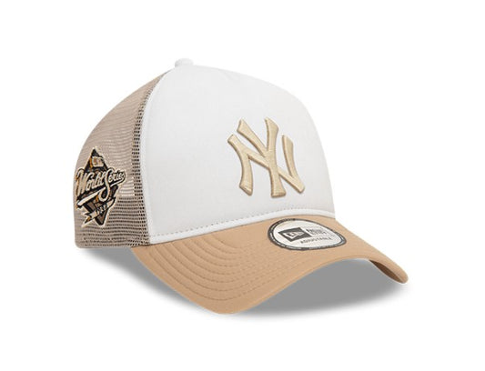 Gorra World Series Collection 9FORTY AF TRUCKER Ajustable New Era New York Yankees Beige