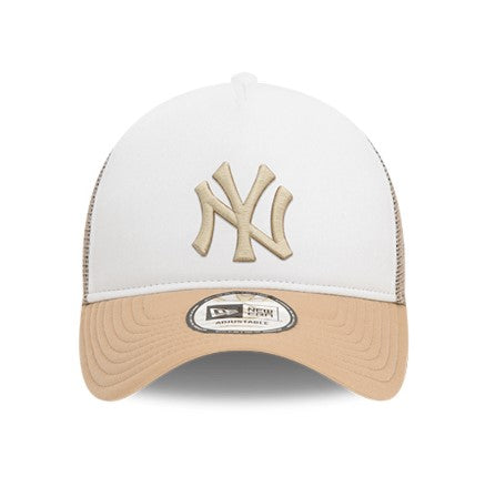 Gorra World Series Collection 9FORTY AF TRUCKER Ajustable New Era New York Yankees Beige