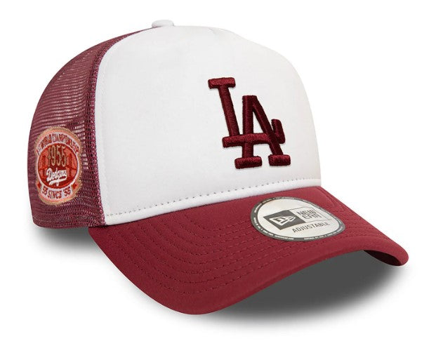 Gorra World Series Collection 9FORTY AF TRUCKER Ajustable New Era Los Angeles Dodgers RUST/COPPER