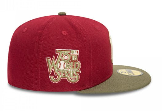 Gorra 5950 New York Yankees Contrast Pin Rojo