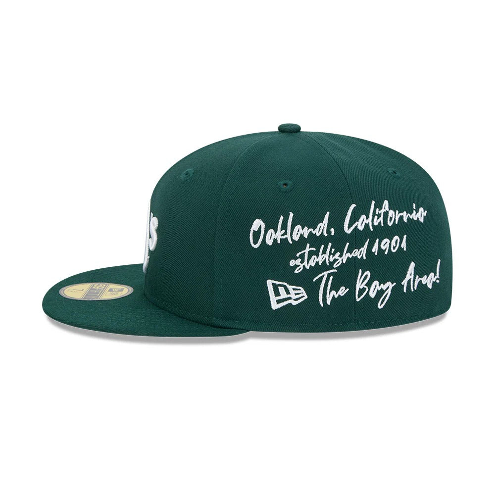 Gorra Oakland Athletics MLB Team Verbiage 59FIFTY
