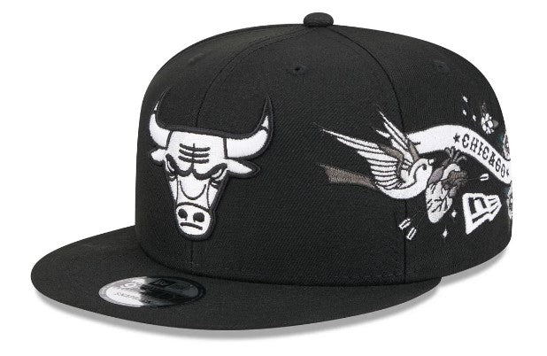 Gorra Chicago Bulls Sox 9Fifty City Art Black