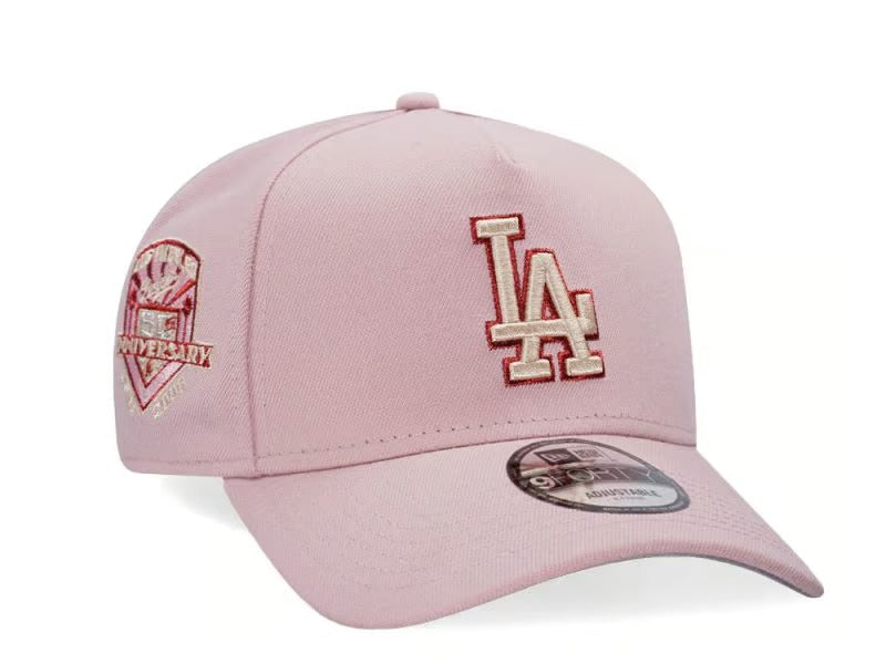 Los Angeles Dodgers 50th Anniversary Pink Rouge 9Forty A-Frame