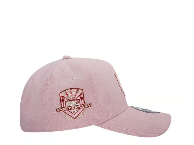 Los Angeles Dodgers 50th Anniversary Pink Rouge 9Forty A-Frame