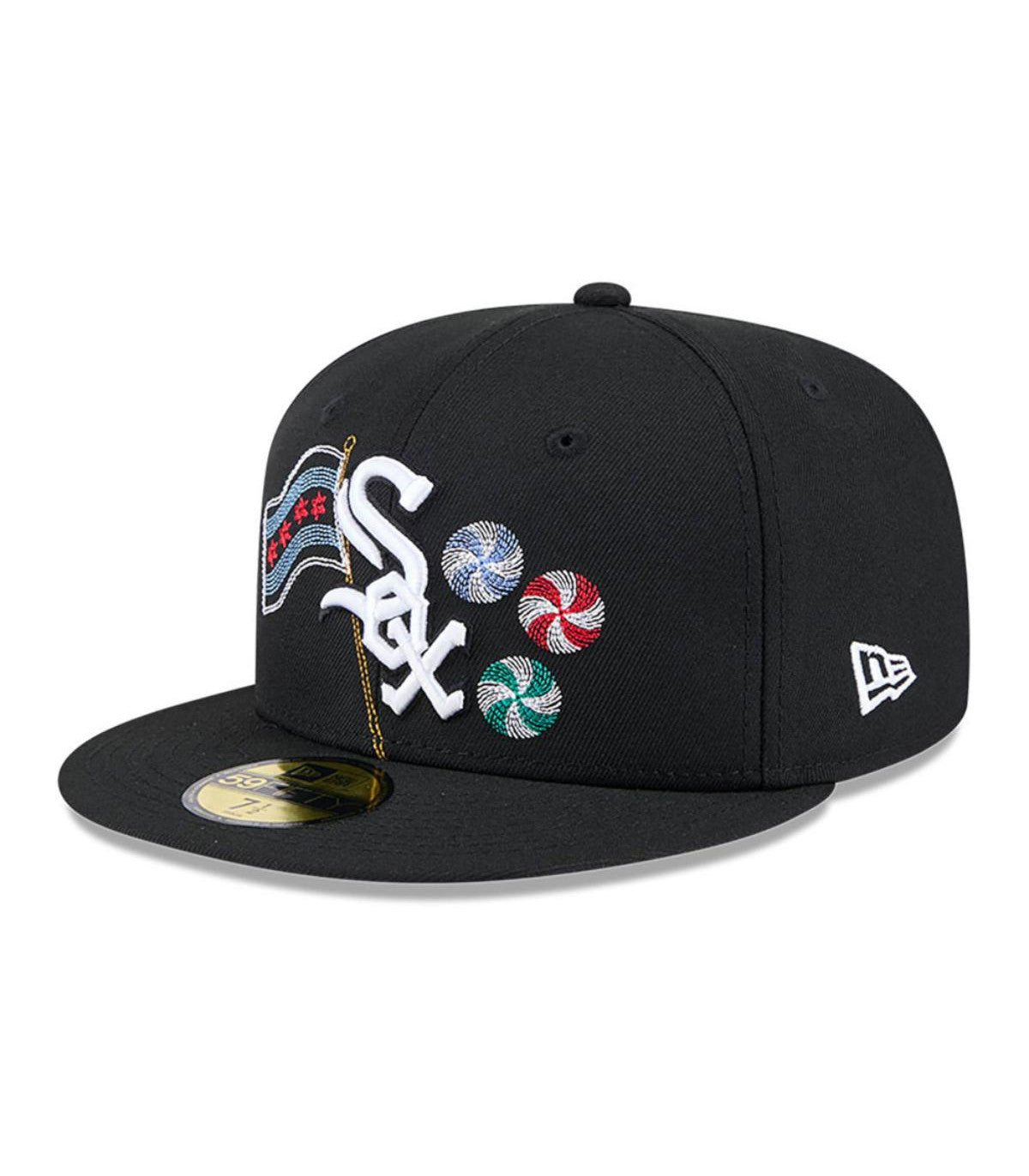 Gorra 59Fifty Chicago White Sox MLB State Stitch Black