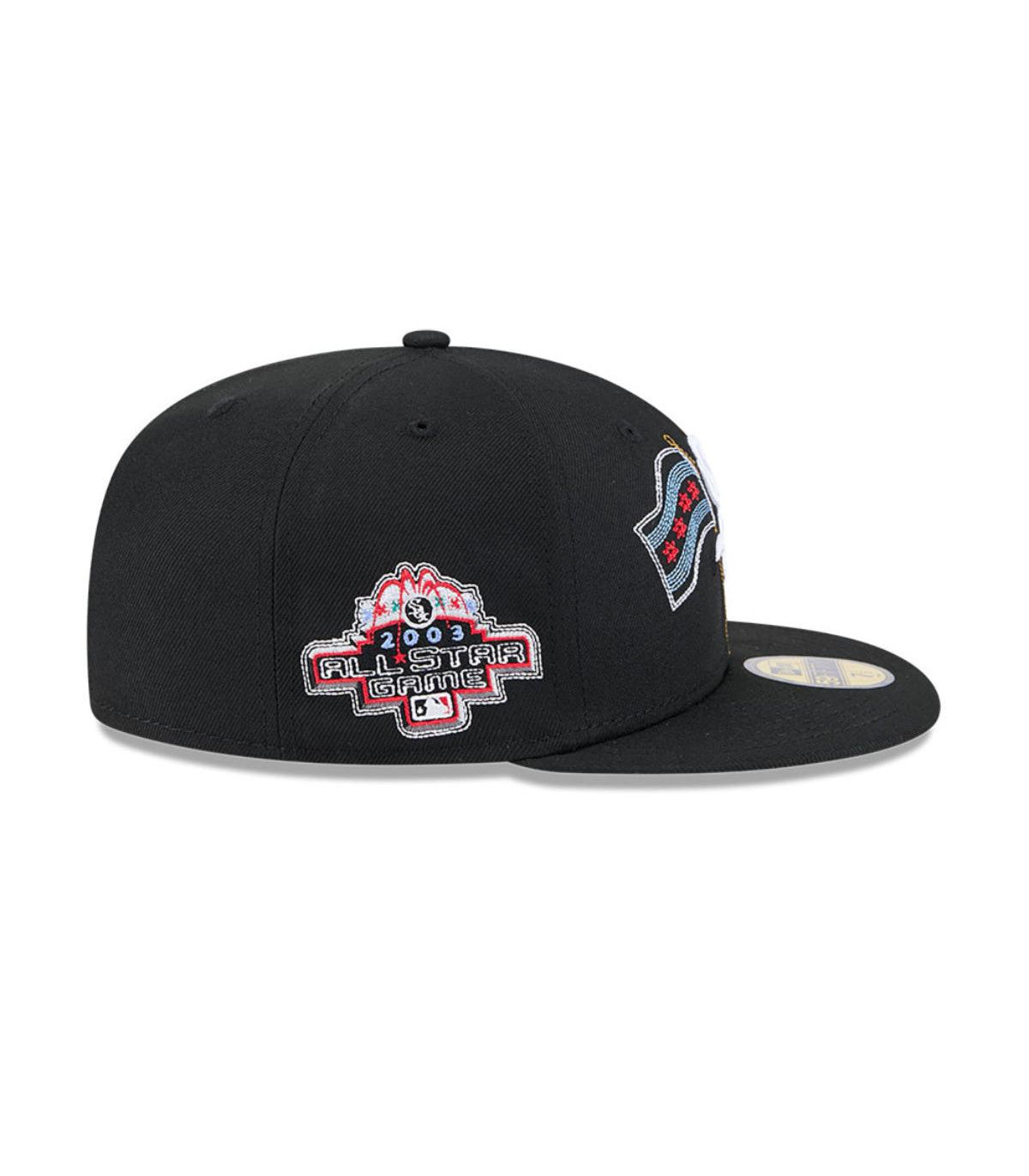 Gorra 59Fifty Chicago White Sox MLB State Stitch Black
