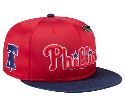 Gorra Philadelphia Phillies New Era Red/Navy Satin 59FIFTY