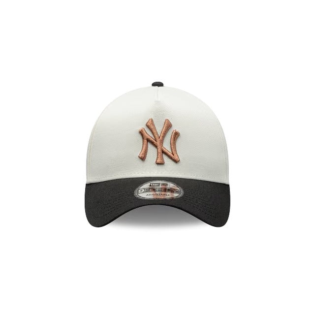 Gorra 9Forty MLB New York Yankees Chrome White Blanco