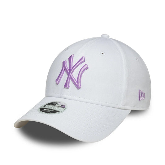 Gorra New York Yankee 9Forty Women White Lila