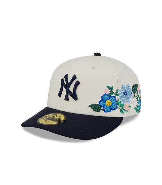 Gorra 59Fifty MLB New York Yankees Tonal Florals Beige