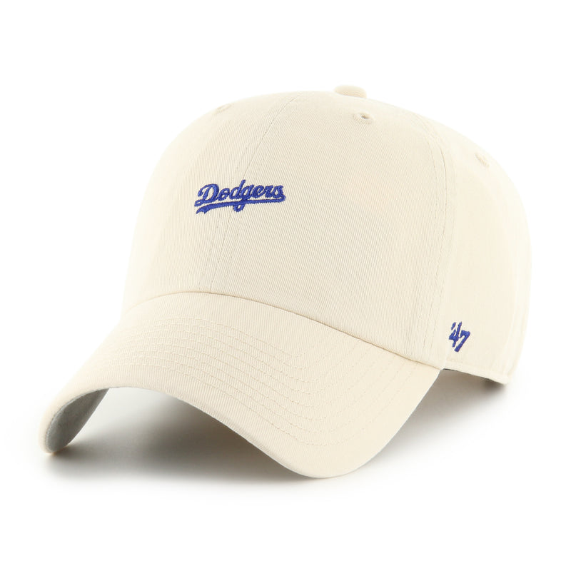 Gorra Los Angeles Dodgers MLB Base Runner Script '47 Clean Up Beige/Blue