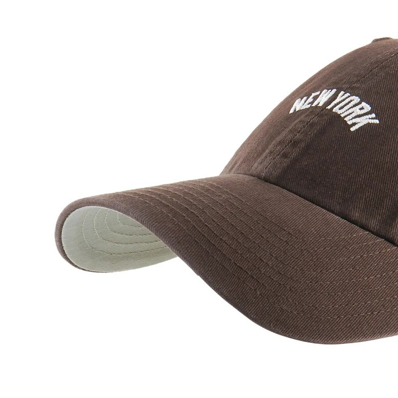 Gorra New York Yankees MLB Base Runner Script '47 Clean Up Marron