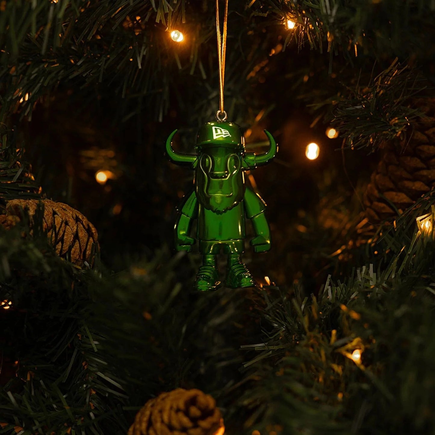 Festive Ffalo Green Mini Buffalo Tree Decoration