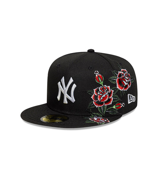 Gorra 59Fifty MLB New York Yankees Floral Black