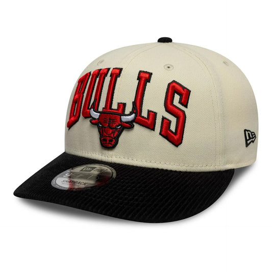 Gorra 9Fifty NBA Chicago Bulls Cord Visor Light Beige