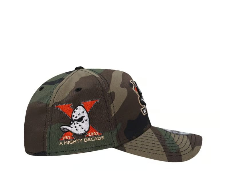 Gorra New Era 9Forty A-Frame Anaheim Ducks 10th Anniversary Woodland Camo