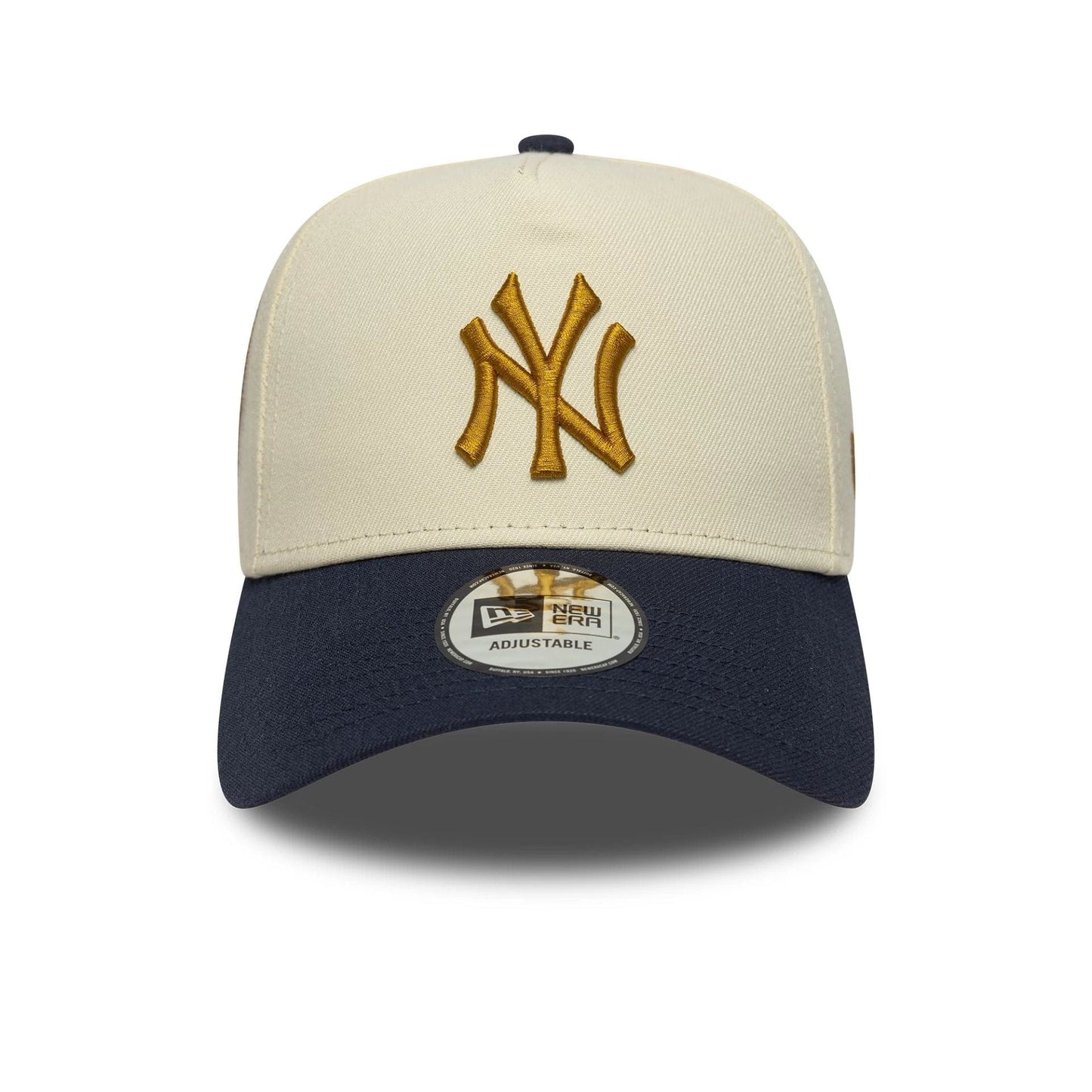 Gorra New York Yankees MLB World Series Patch Cream 9FORTY A-Frame