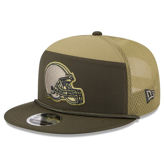 Gorra Cleveland Browns Dark Green 2025 Salute to Service Split Panel 9FIFTY