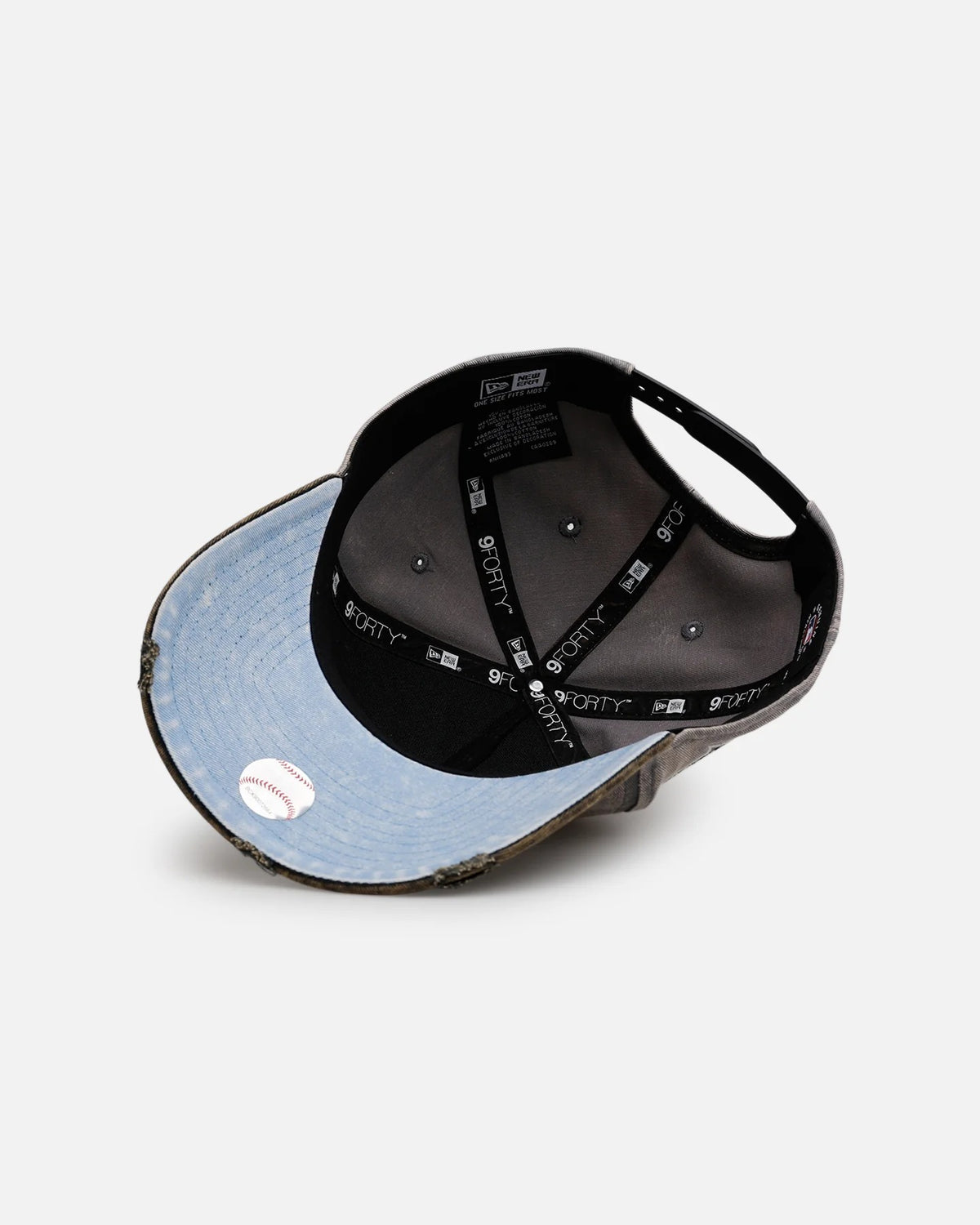 Gorra New York Yankees Washed Storm Gray 9FORTY A-Frame