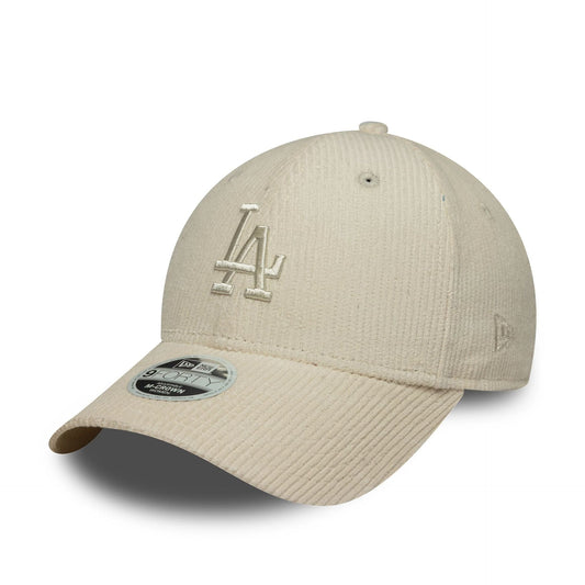 Gorra LA Dodgers Womens MLB Pastel Cord Light Beige 9FORTY M-Crown