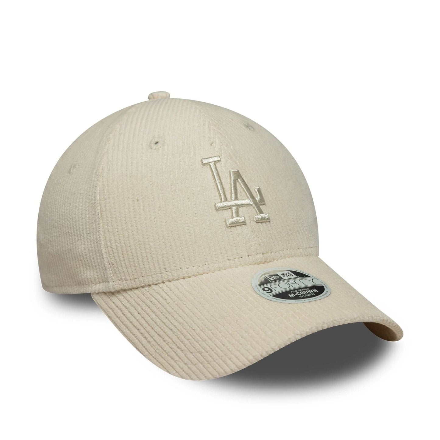 Gorra LA Dodgers Womens MLB Pastel Cord Light Beige 9FORTY M-Crown