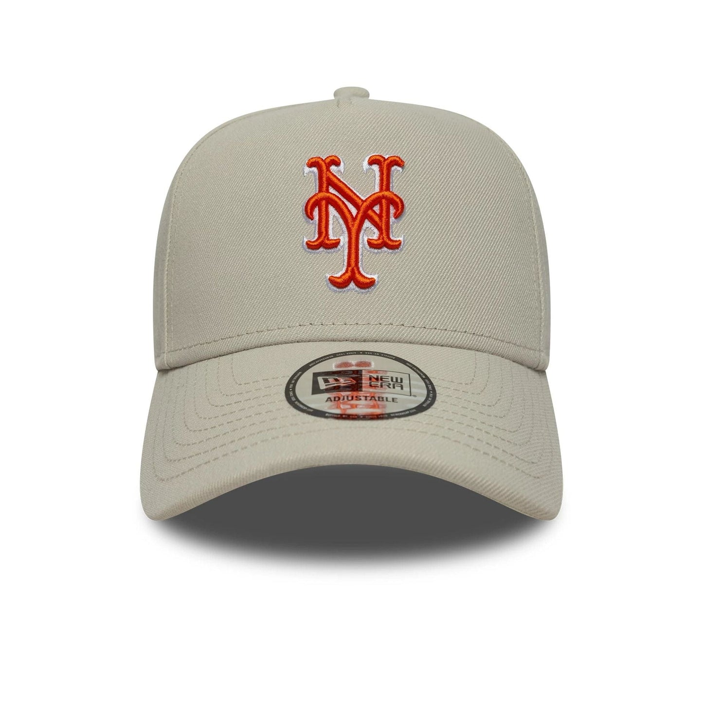 Gorra MLB Outline Script New York Mets 9FORTY E-Frame Beige