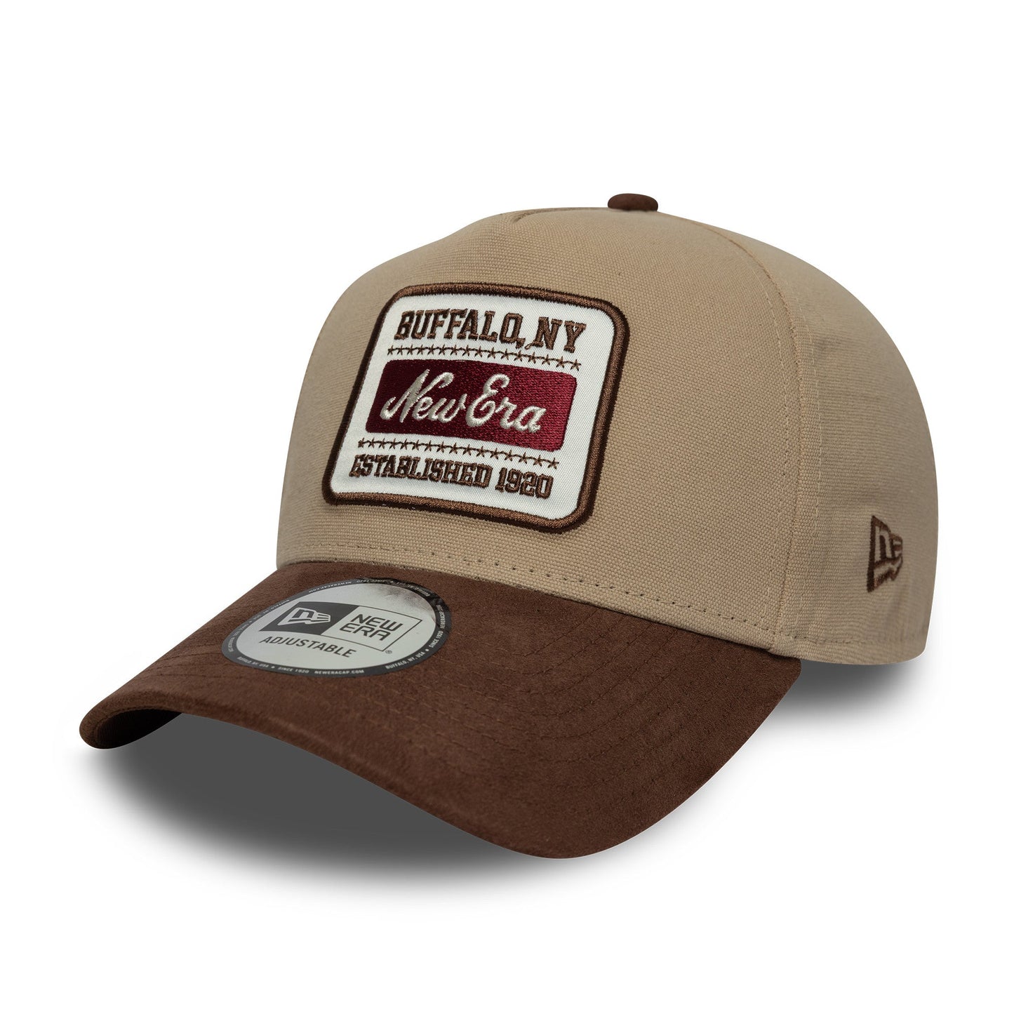 Gorra New Era Patch Suede 9FORTY E-Frame Beige