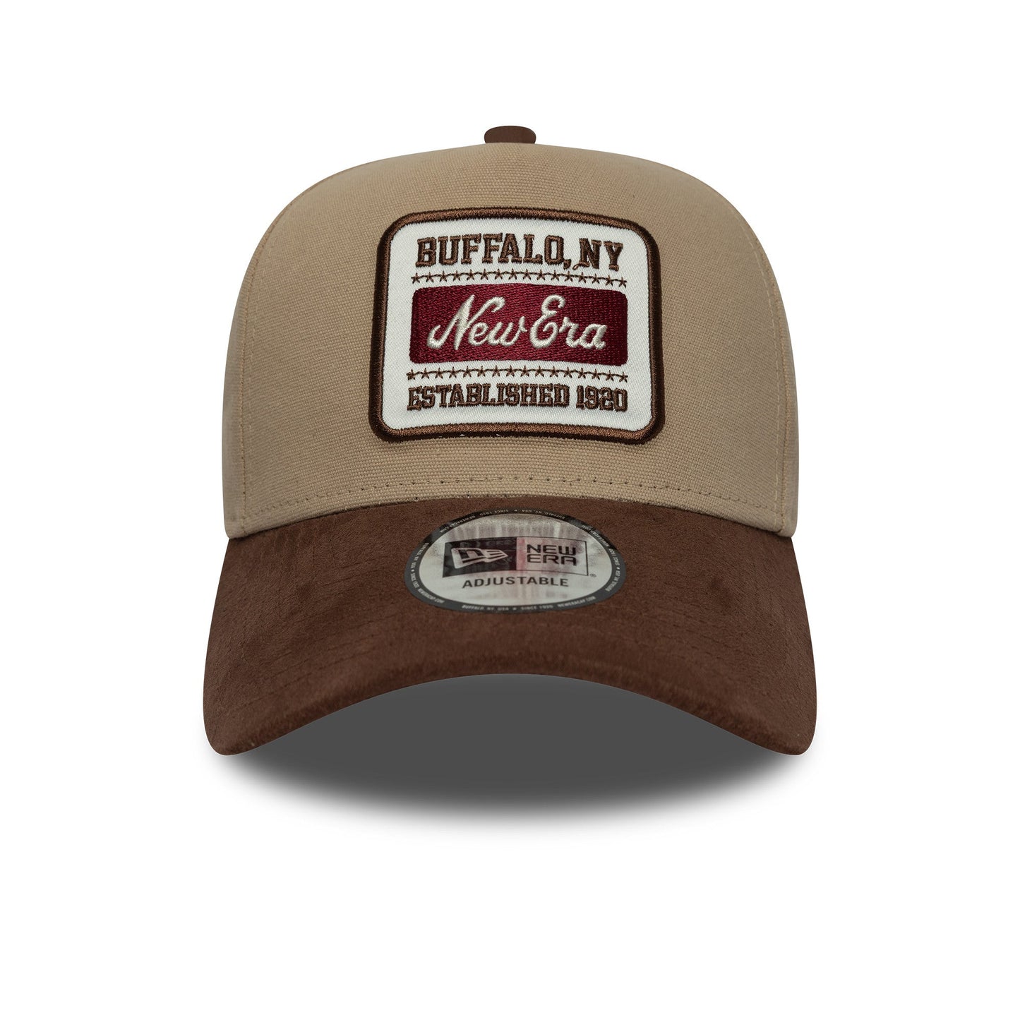 Gorra New Era Patch Suede 9FORTY E-Frame Beige