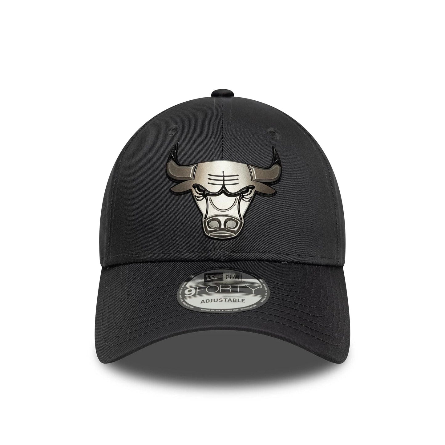 Gorra NBA Metallic Chicago Bulls 9FORTY Carbón