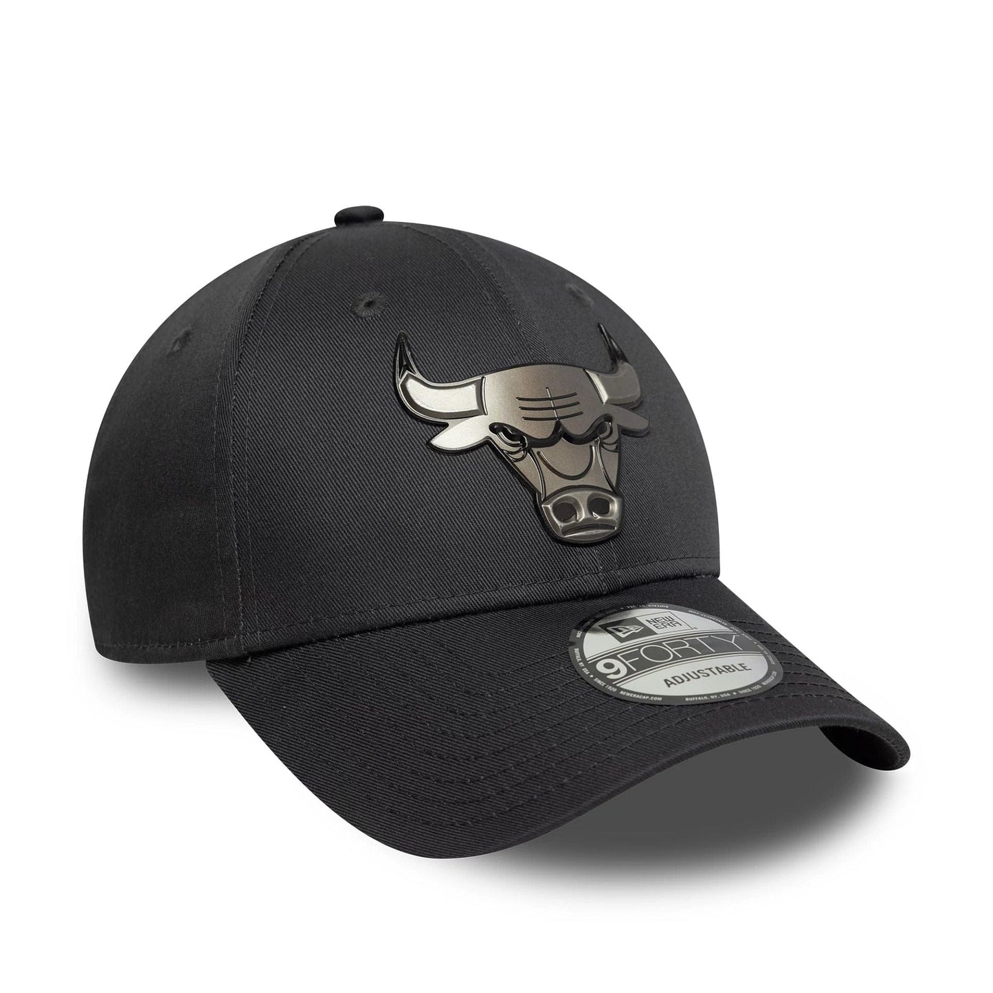 Gorra NBA Metallic Chicago Bulls 9FORTY Carbón