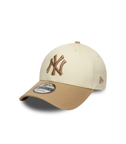 Gorra 9Forty MLB New York Yankees Colour Block Beige