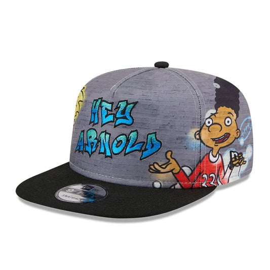 Gorra Graffiti Hey Arnold 9FIFTY Snapback A-Frame Gris