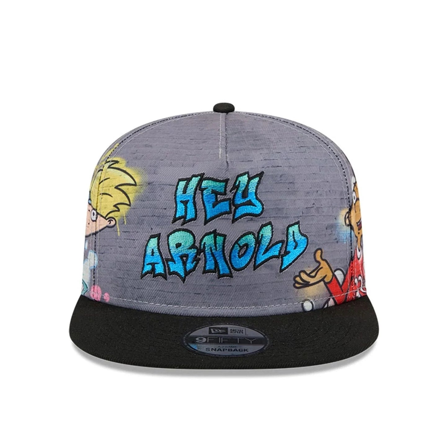 Gorra Graffiti Hey Arnold 9FIFTY Snapback A-Frame Gris
